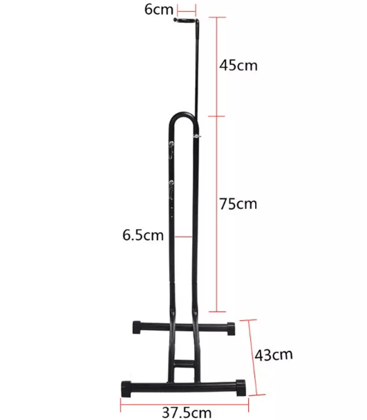 Hot Sales Black Steel Bicycle Display Stand Bike Exercise Storage Rack