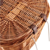 Bicycle Front Basket Wicker Picnic Basket 