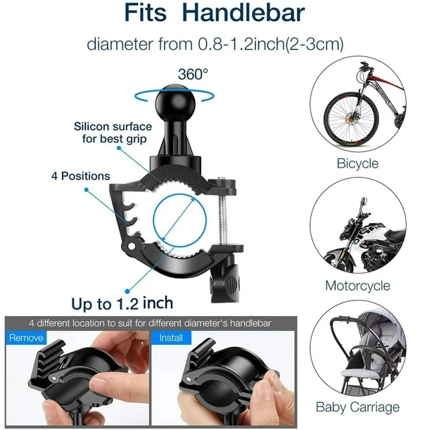 Bicycle Bike Phone Mount Cell Phone Holder