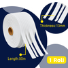 Premium White Soft-Edge Foam Masking Tape – Ideal for Automotive Door Jam Sealing & Protection