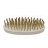 Round Wooden Handle Wire Brush Cleaning Tool