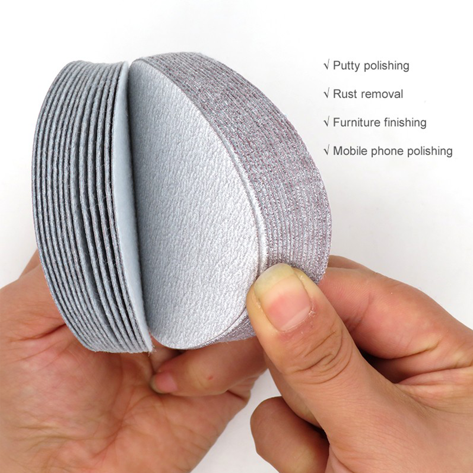 7inch Hook and Loop Dry Grinding Abrasive/Sandpaper Sanding Discs for Polishing