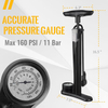 Bike Floor Pump with Gauge, Air Bicycle Pump Inflator with High Pressure 160 Psi