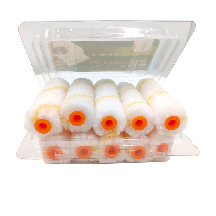 Hand Tools 10PCS Paint Roller Brush DIY 4 Inch Roller Sleeve Refill Set