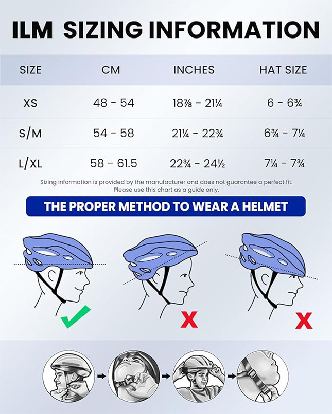 Adult Bike Helmet with USB Charging LED Front and Rear Lights Mountain & Road Bike Helmet