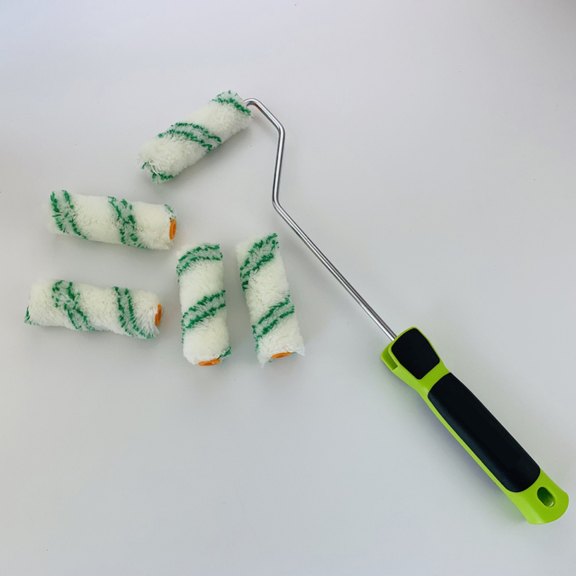 Hardware Decorate Paint Hand Tools Plastic Handle Acrylic Fabric Paint Roller