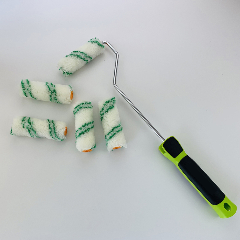 Hardware Decorate Paint Hand Tools Plastic Handle Acrylic Fabric Paint Roller