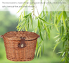 Bicycle Front Basket Wicker Picnic Basket 