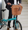 Bicycle Front Basket Wicker Picnic Basket 