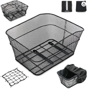 Bike Bicycle Metal Rear Basket 