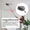AiroMatic Triangular Cobweb & Dust Brush – Ceiling Fan & Corner Cleaning Tool