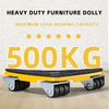 Professional Heavy Duty Furniture Dolly: 500kg Load, Ideal Tool for Moving Heavy Furniture