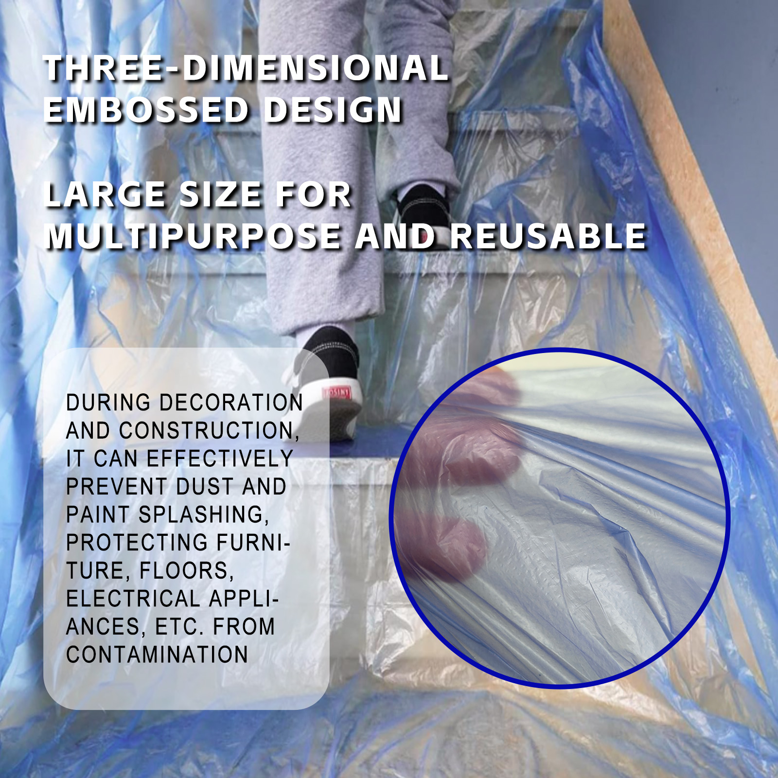 Eco - Friendly Reusable Masking Sheet – Protective Sheet for Painting & DIY