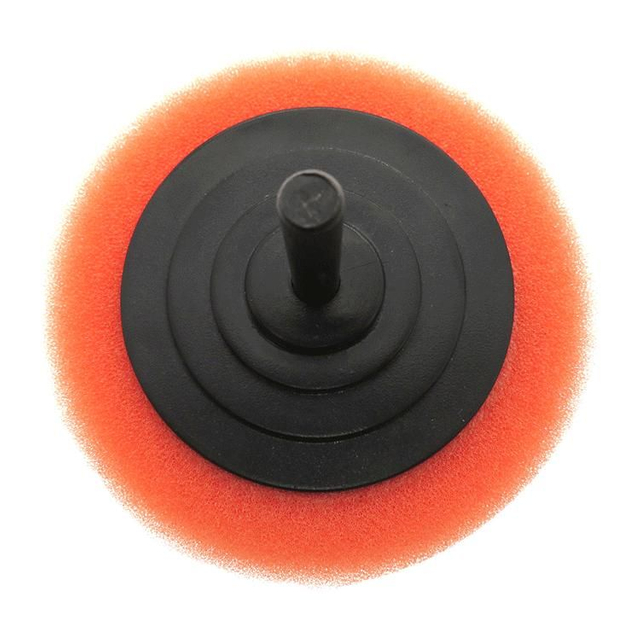 Orange Polishing Foam Sponge Cone Polishing Pads for Car Wheel Hub