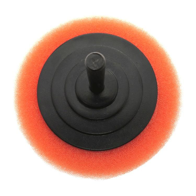 Orange Polishing Foam Sponge Cone Polishing Pads for Car Wheel Hub