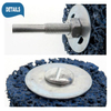 2" Quick Change Roll Lock Blue Easy Strip & Clean Discs