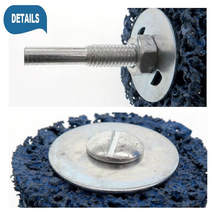 2" Quick Change Roll Lock Blue Easy Strip & Clean Discs
