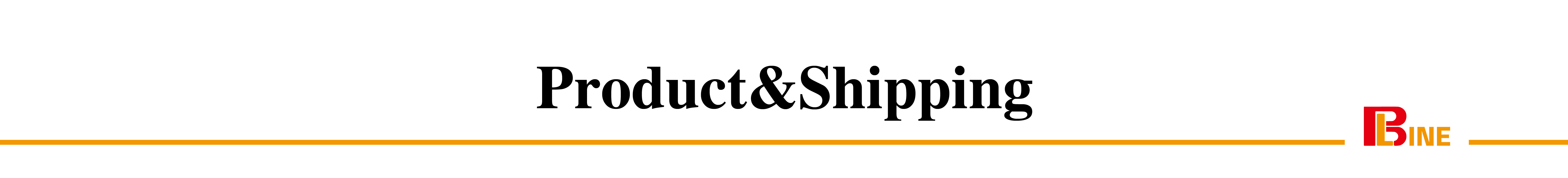 Product&Shipping