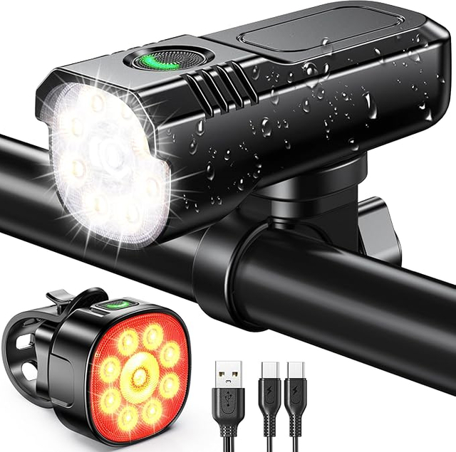 Bicycle Light Super Bright, 1000 Lumens Bicycle Light for Night Riding