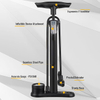 Bike Floor Pump with Gauge, Air Bicycle Pump Inflator with High Pressure 160 Psi