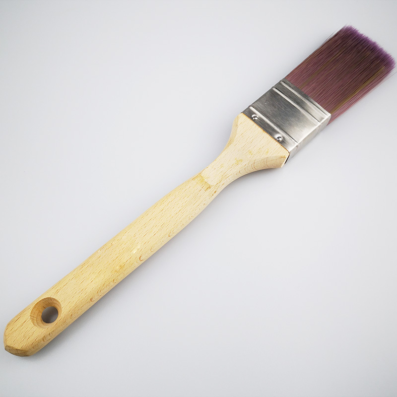 Professional 1.5" Purple Bristle Paint Brush for Painting Home
