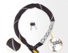 Chain Lock Hardened Steel Bicycle Lock with Synthetic Fibre Coated Bike Safety Lock