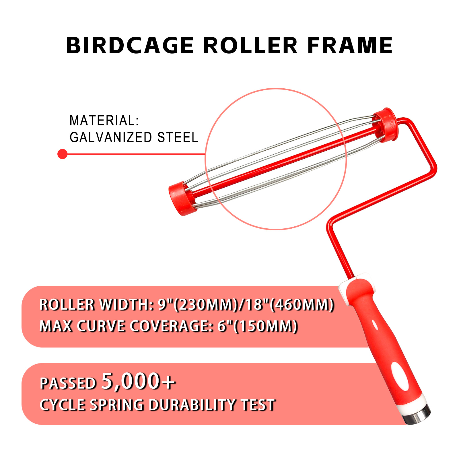 Heavy - Duty Birdcage Roller Frame with Industrial - Grade Durability