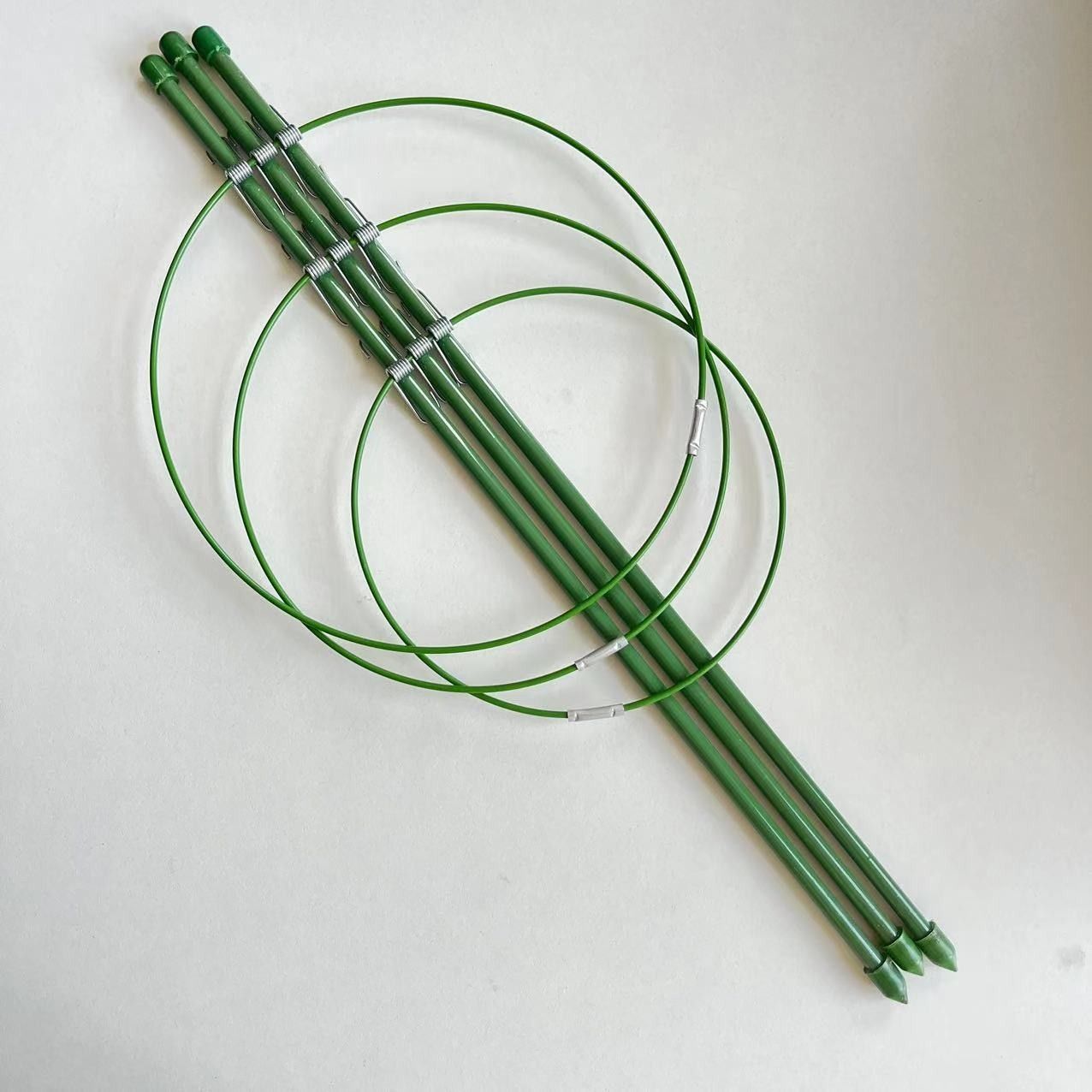 Plant Support Cages, 18 Inches Plant Cages with 3 Adjustable Rings
