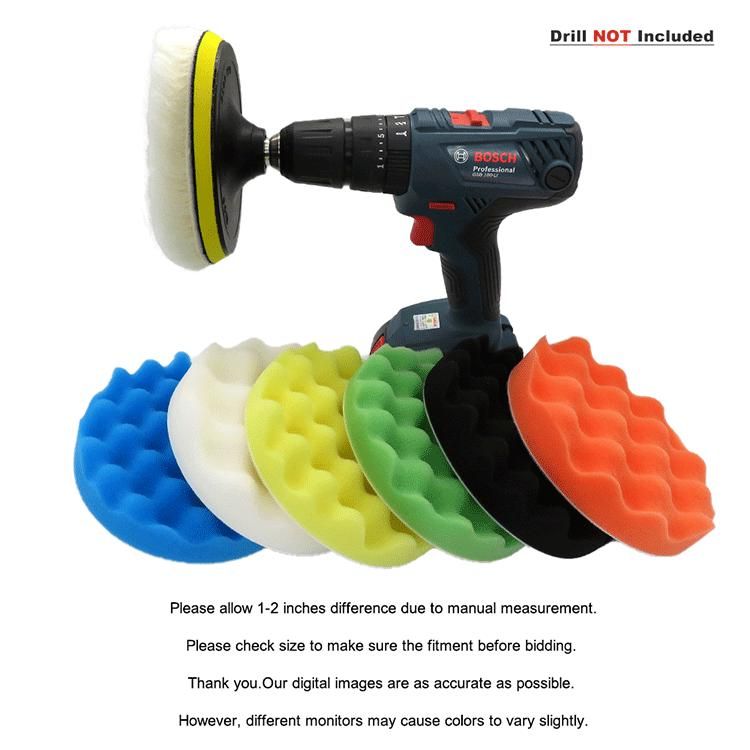 6 Inch Car Polishing Pad Sponge Buffing Waxing Polish Buffer Drill Wheel
