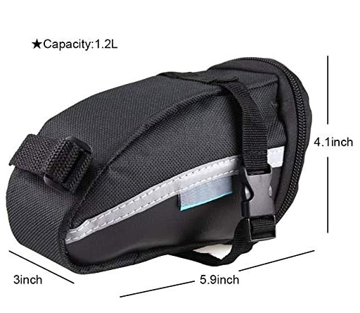 Bike Saddle Wedge Pack Pannier Storage Bag