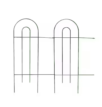 Garden Border Fence Wire Mesh Green PVC Coated Lawn Edging Outdoor