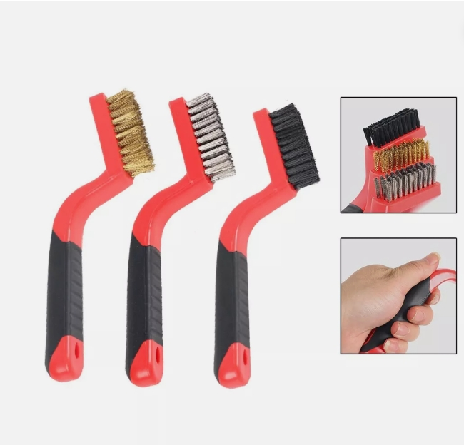 Stainless Steel Wire Brush Cutter with Soft Touch Handle for Cleaning
