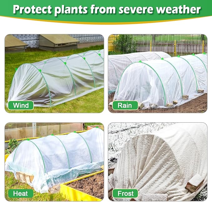 High Quality Garden Stakes for Fabric Netting, DIY Plant Support Garden Stakes