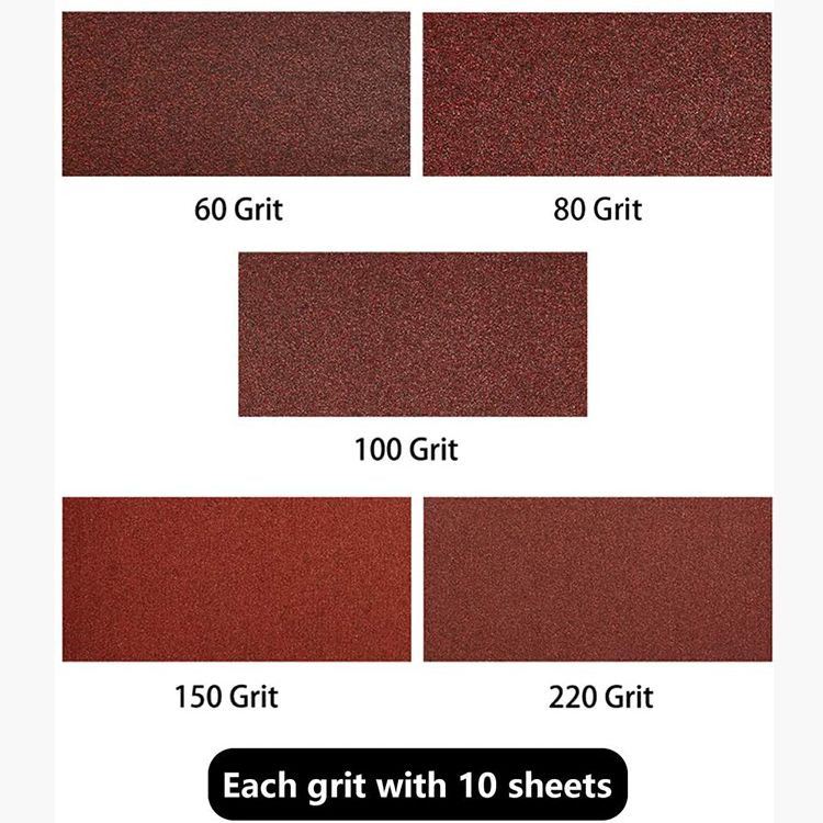 9X3.6inch Sander Paper Sanding Sheets Sandpaper for Sanding Block Sander