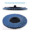 2inch Zirconia Alumina Flat Flap Disc Grinding Sanding Sandpaper Wheels