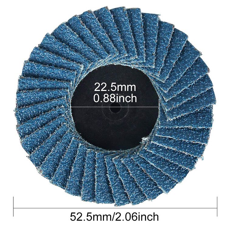 2inch Zirconia Alumina Flat Flap Disc Grinding Sanding Sandpaper Wheels