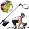 Unversial Bicycle Riding Accessories Helmet Rearview Mirror Safety Mini Reflector 360 Adjustable Rearview Mirror