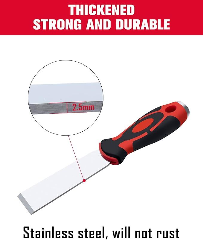 Plastic Handle Putty Knife with Plastic Handle Stiff Blade Putty Knife Scraper