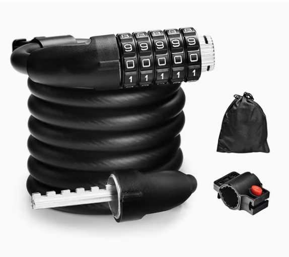 High Quality Bicycle Combination Lock Bike Cable Lock Chain Lock