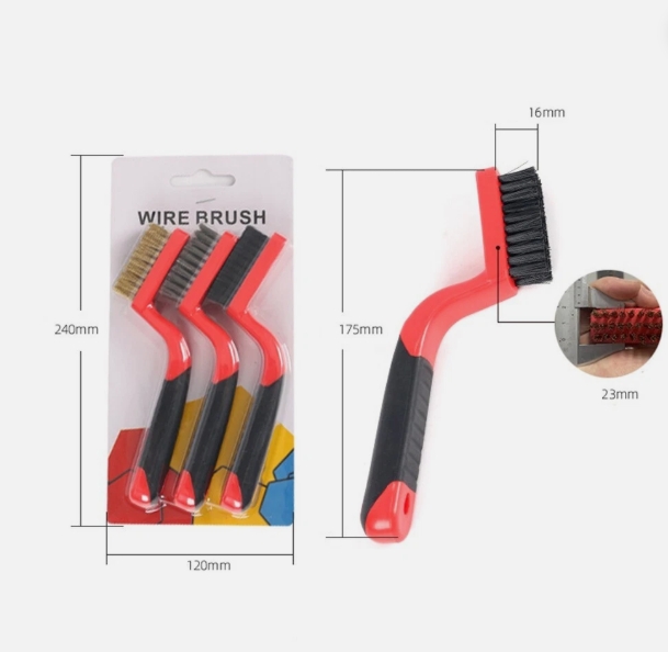Stainless Steel Wire Brush Cutter with Soft Touch Handle for Cleaning