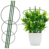 Plant Support Cages, 18 Inches Plant Cages with 3 Adjustable Rings