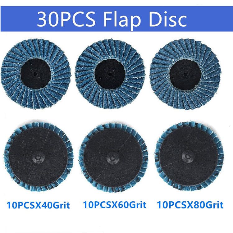 High-Density-2-Inch-Zirconia-Alumina-Flat-Flap-Disc-Grinding-Sanding-Sandpaper-Wheels-with-1-4-Inch-Holder