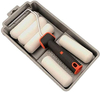 Paint Roller Kit with Tray-Includes Acrylic, Polyester and Foam Paint Roller Covers