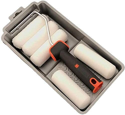 Paint Roller Kit with Tray-Includes Acrylic, Polyester and Foam Paint Roller Covers