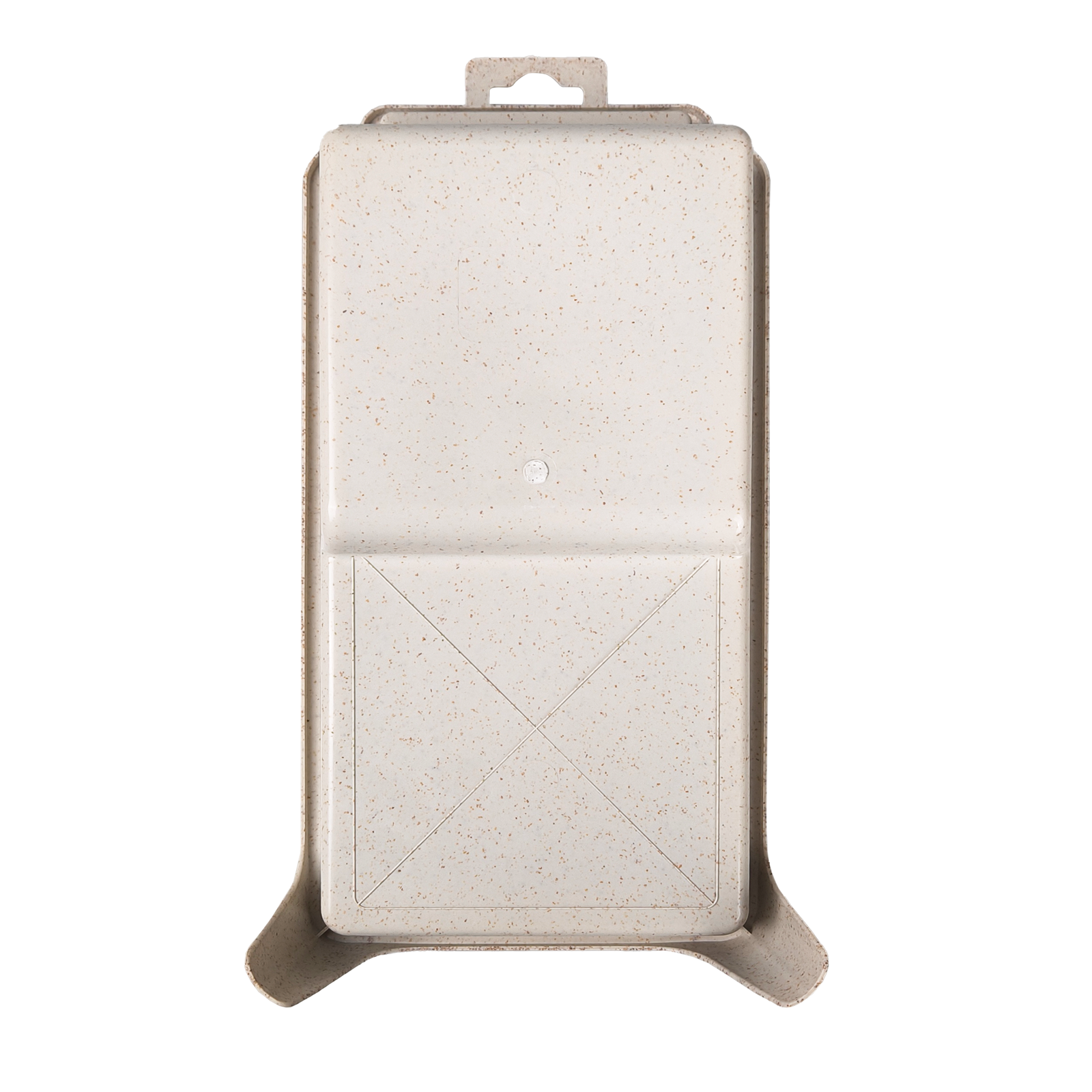 4 Inches Wheat Stone Colored Plastic Paint Tray