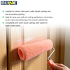 Orange-pink paint roller