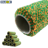Yellow-green mixed color paint roller