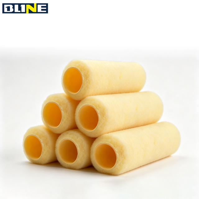 Light‑yellow paint roller