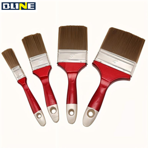 red‑and‑white brush