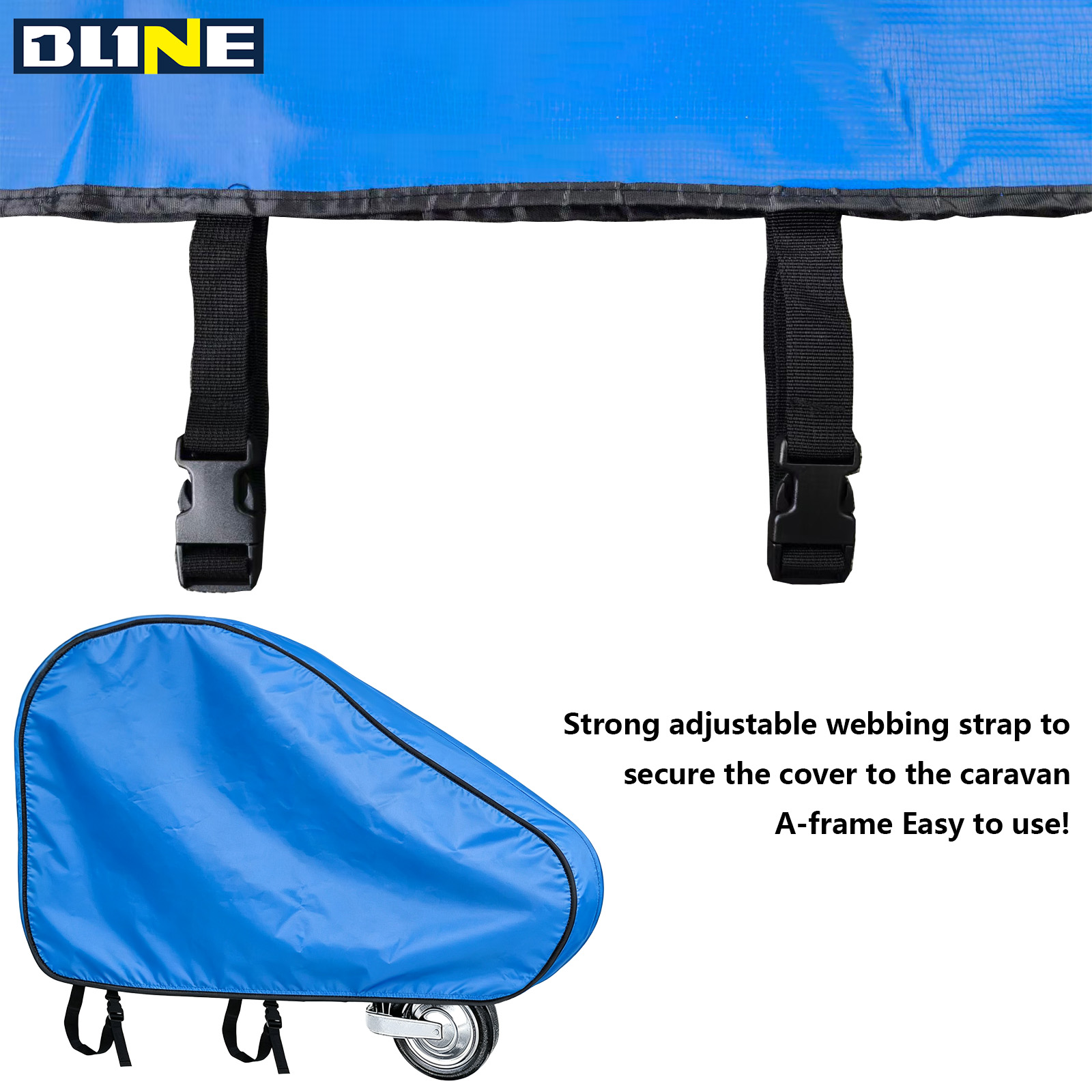 blue tow hook cover